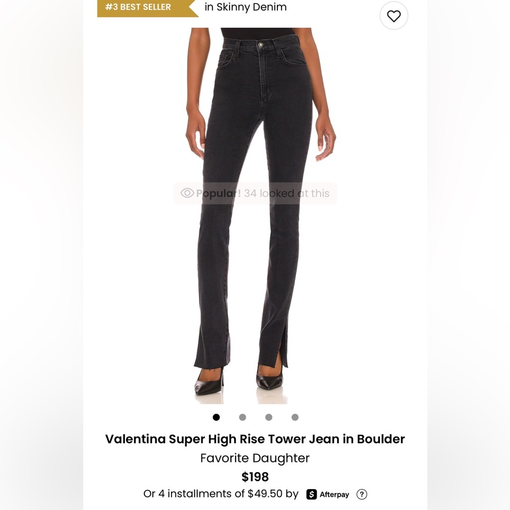Favorite Daughter Black High Rise Jeans